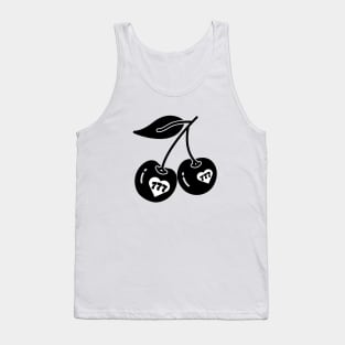 heart shaped 777 cherries Tank Top